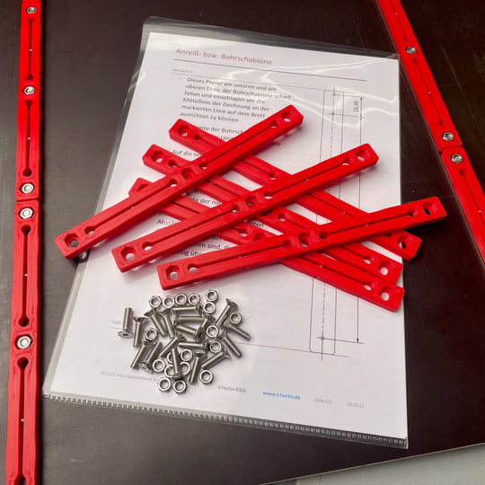 Spielfreie Gleitschienen - Schiebeschlitten für die Bosch GTS10XC