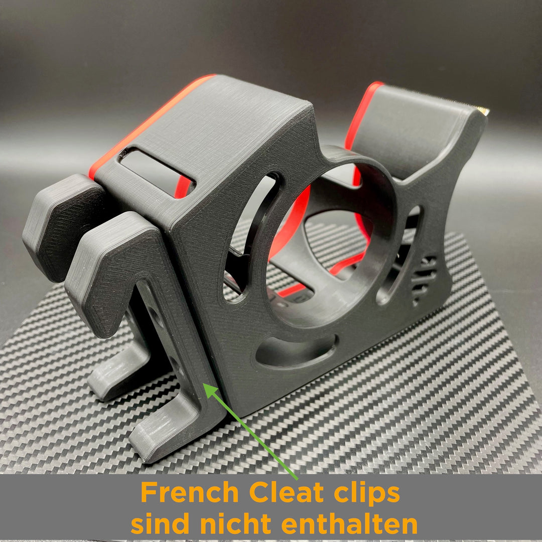 French Cleat Clips doppelt für 65x20er Leiste - 2 Stück – 4Techs R&D
